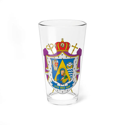 Coat of arms of Mykhaylo Bubniy (Ukraine) (Coat of Arms) Pint Glass 16oz 16oz - Go Mug Yourself