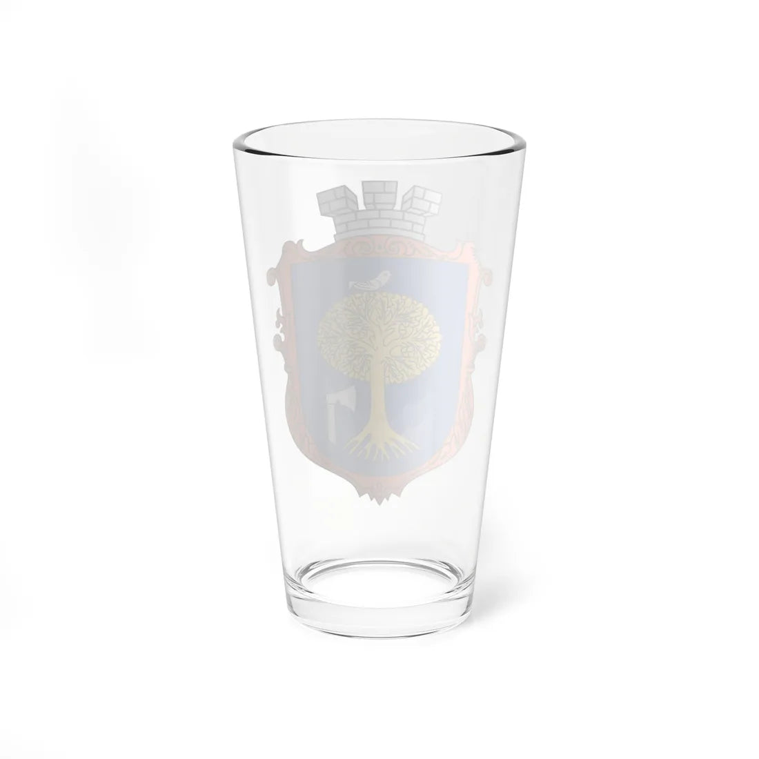 Coat of Arms of Mykolajiv Lviv (Ukraine) (Coat of Arms) Pint Glass 16oz - Go Mug Yourself