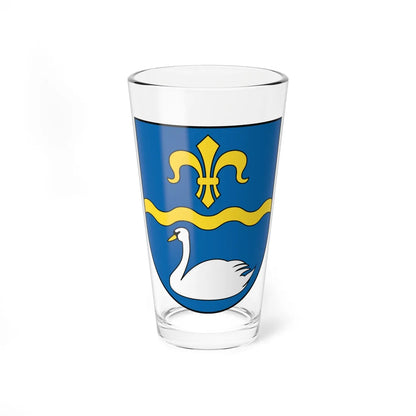 Coat of Arms of Nad jazerom (Slovakia) (Coat of Arms) Pint Glass 16oz 16oz - Go Mug Yourself