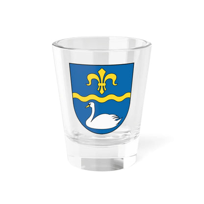 Coat of Arms of Nad jazerom (Slovakia) (Coat of Arms) Shot Glass 1.5oz 1.5oz - Go Mug Yourself