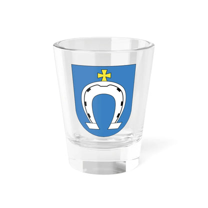 Coat of Arms of Naroŭla Belarus (Belarus) (Coat of Arms) Shot Glass 1.5oz 1.5oz - Go Mug Yourself