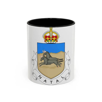 Coat of arms of Natal 1907-1997 - Accent Coffee Mug 11oz Black - Go Mug Yourself