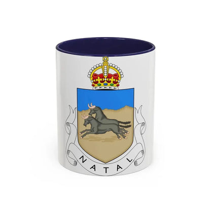 Coat of arms of Natal 1907-1997 - Accent Coffee Mug 11oz Navy - Go Mug Yourself