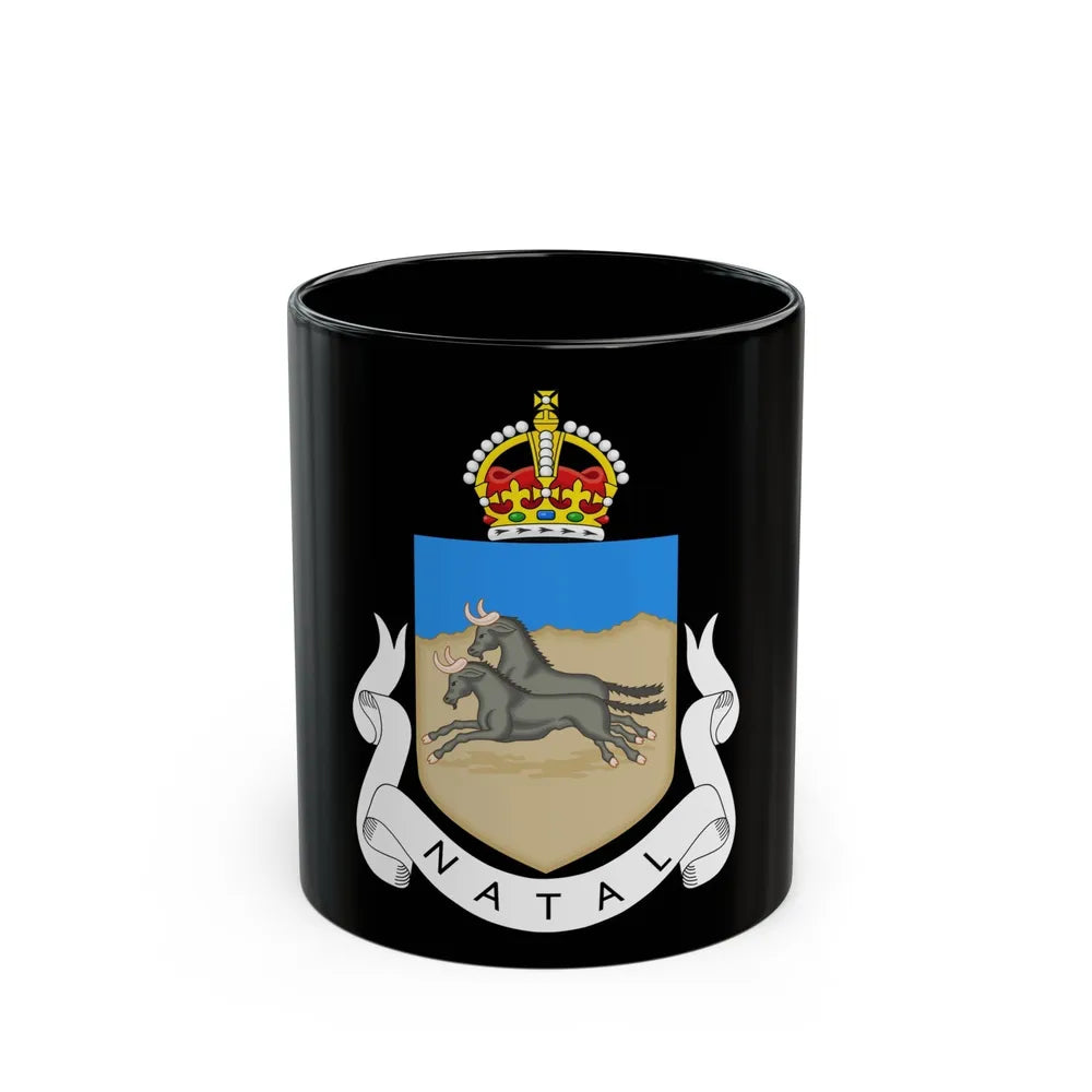 Coat of arms of Natal 1907-1997 - Black Coffee Mug-11oz-Go Mug Yourself