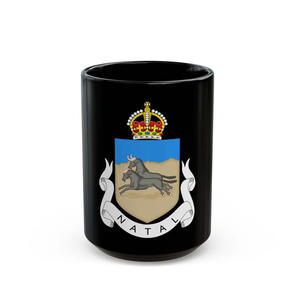 Coat of arms of Natal 1907-1997 - Black Coffee Mug-15oz-Go Mug Yourself