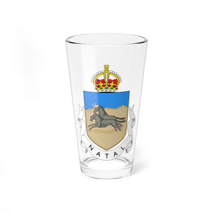 Coat of arms of Natal 1907-1997 (South Africa) (Coat of Arms) Pint Glass 16oz 16oz - Go Mug Yourself