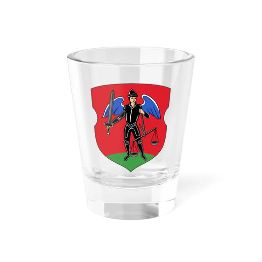 Coat of Arms of Navahrudak Belarus (Belarus) (Coat of Arms) Shot Glass 1.5oz 1.5oz - Go Mug Yourself
