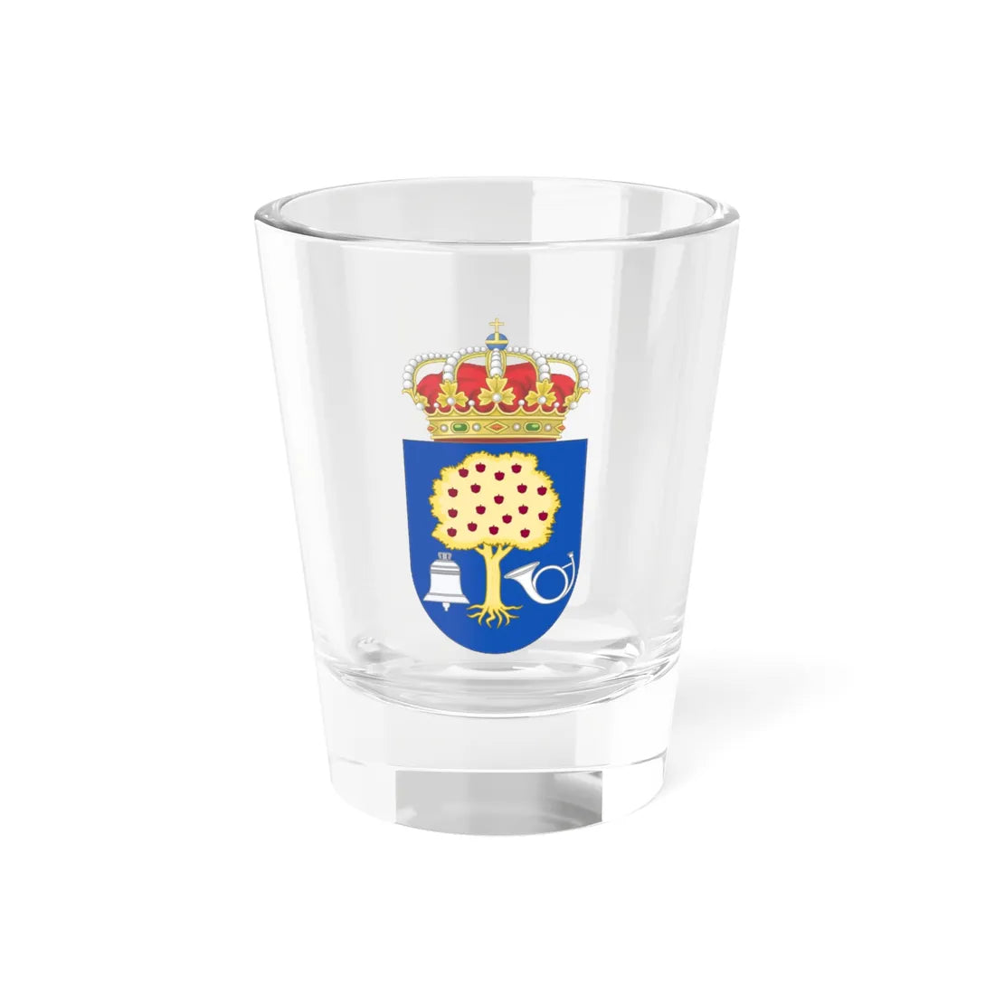 Coat of Arms of Navalmoral de la Mata (Spain) (Coat of Arms) Shot Glass 1.5oz 1.5oz - Go Mug Yourself