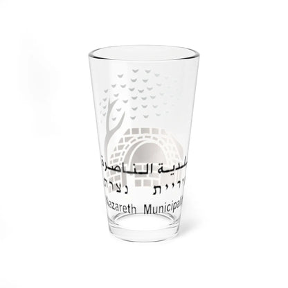 Coat of Arms of Nazareth (Israel) (Coat of Arms) Pint Glass 16oz - Go Mug Yourself