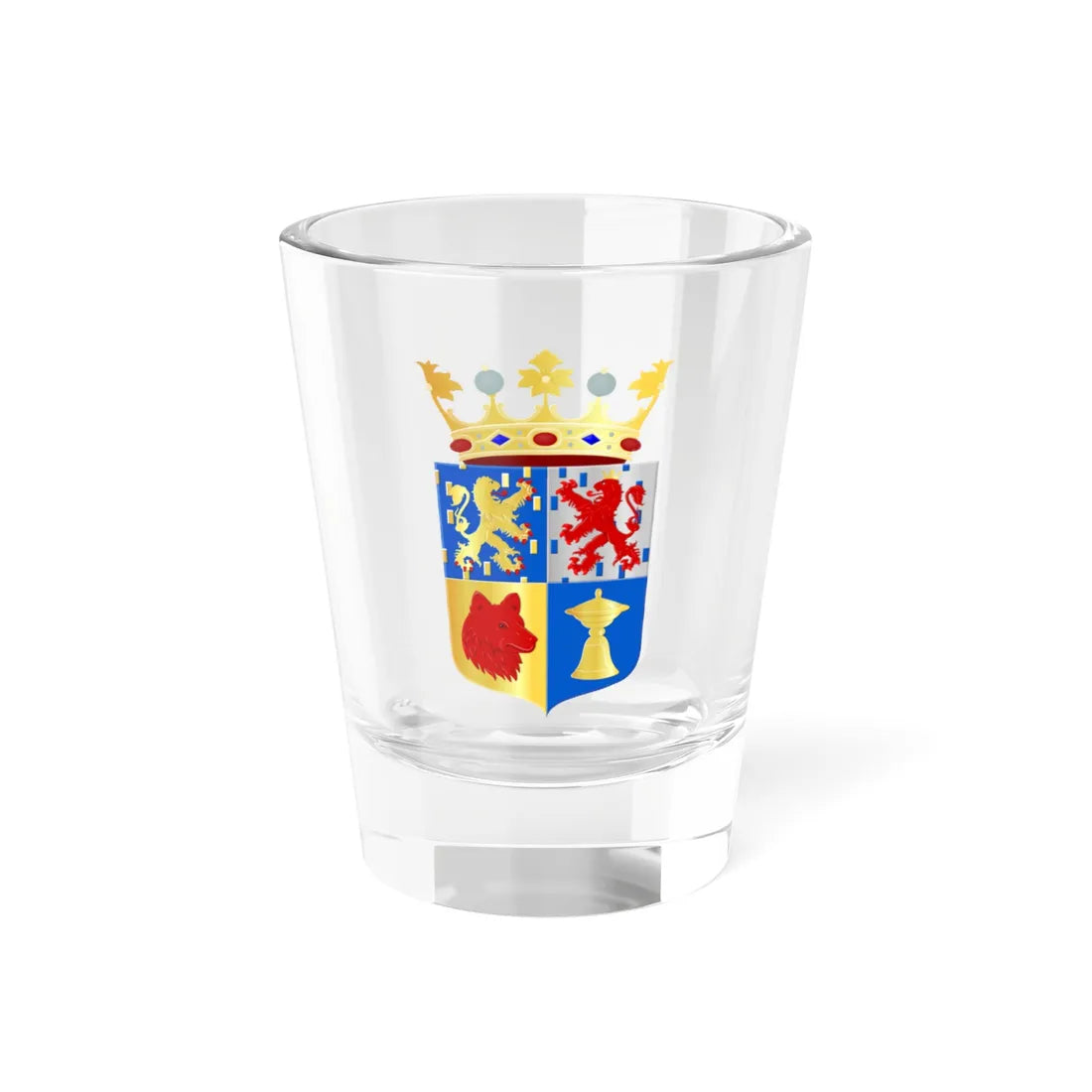 Coat of arms of Neder Betuwe (Netherlands) (Coat of Arms) Shot Glass 1.5oz - Go Mug Yourself
