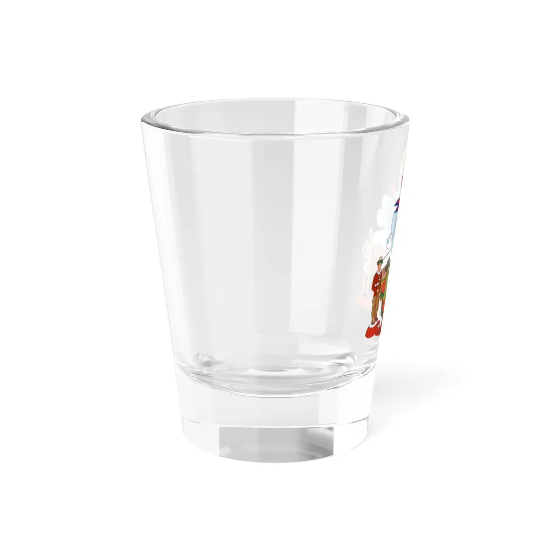 Coat of arms of Nepal 1962-2008 (Nepal) (Coat of Arms) Shot Glass 1.5oz - Go Mug Yourself
