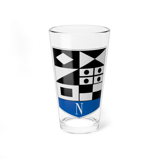 Coat of arms of Neringa 1968 (Lithuania) (Coat of Arms) Pint Glass 16oz 16oz - Go Mug Yourself