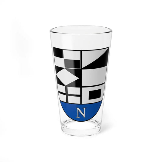 Coat of arms of Neringa Lithuania (Lithuania) (Coat of Arms) Pint Glass 16oz 16oz - Go Mug Yourself