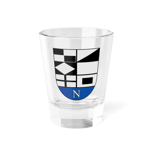 Coat of arms of Neringa Lithuania (Lithuania) (Coat of Arms) Shot Glass 1.5oz 1.5oz - Go Mug Yourself