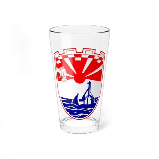 Coat of Arms of Neum (Bosnia and Herzegovina) (Coat of Arms) Pint Glass 16oz 16oz - Go Mug Yourself
