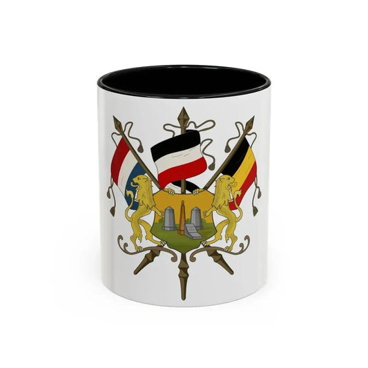 Coat of arms of Neutral Moresnet - Accent Coffee Mug 11oz Black - Go Mug Yourself