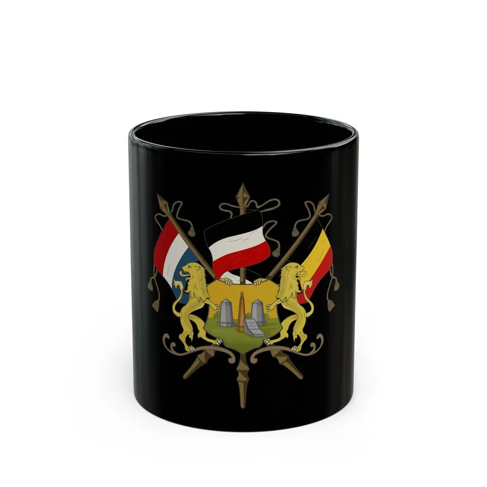 Coat of arms of Neutral Moresnet - Black Coffee Mug-11oz-Go Mug Yourself