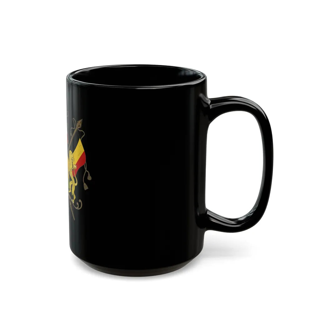 Coat of arms of Neutral Moresnet - Black Coffee Mug-Go Mug Yourself