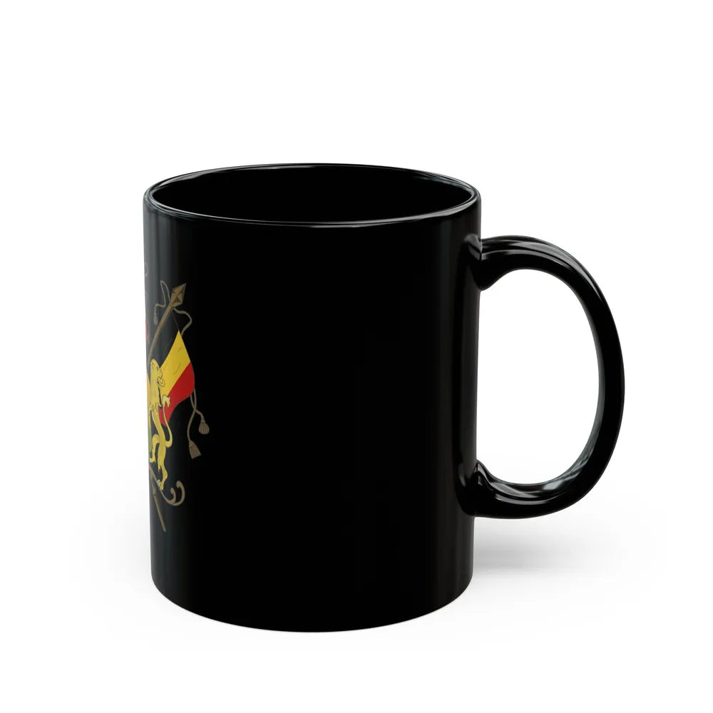 Coat of arms of Neutral Moresnet - Black Coffee Mug-Go Mug Yourself