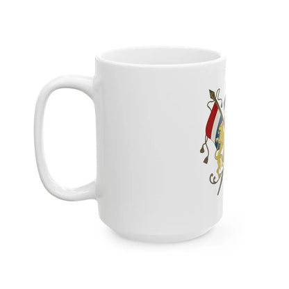 Coat of arms of Neutral Moresnet - White Coffee Mug-Go Mug Yourself