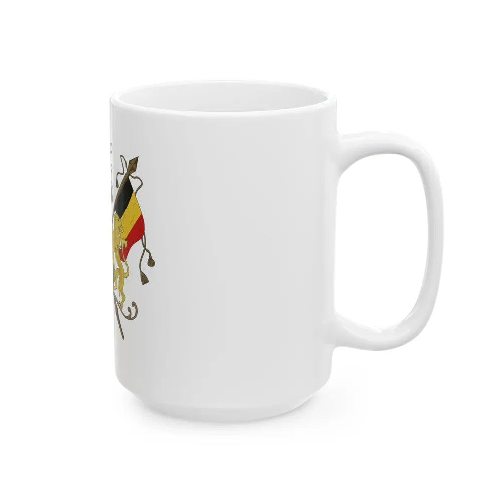 Coat of arms of Neutral Moresnet - White Coffee Mug-Go Mug Yourself