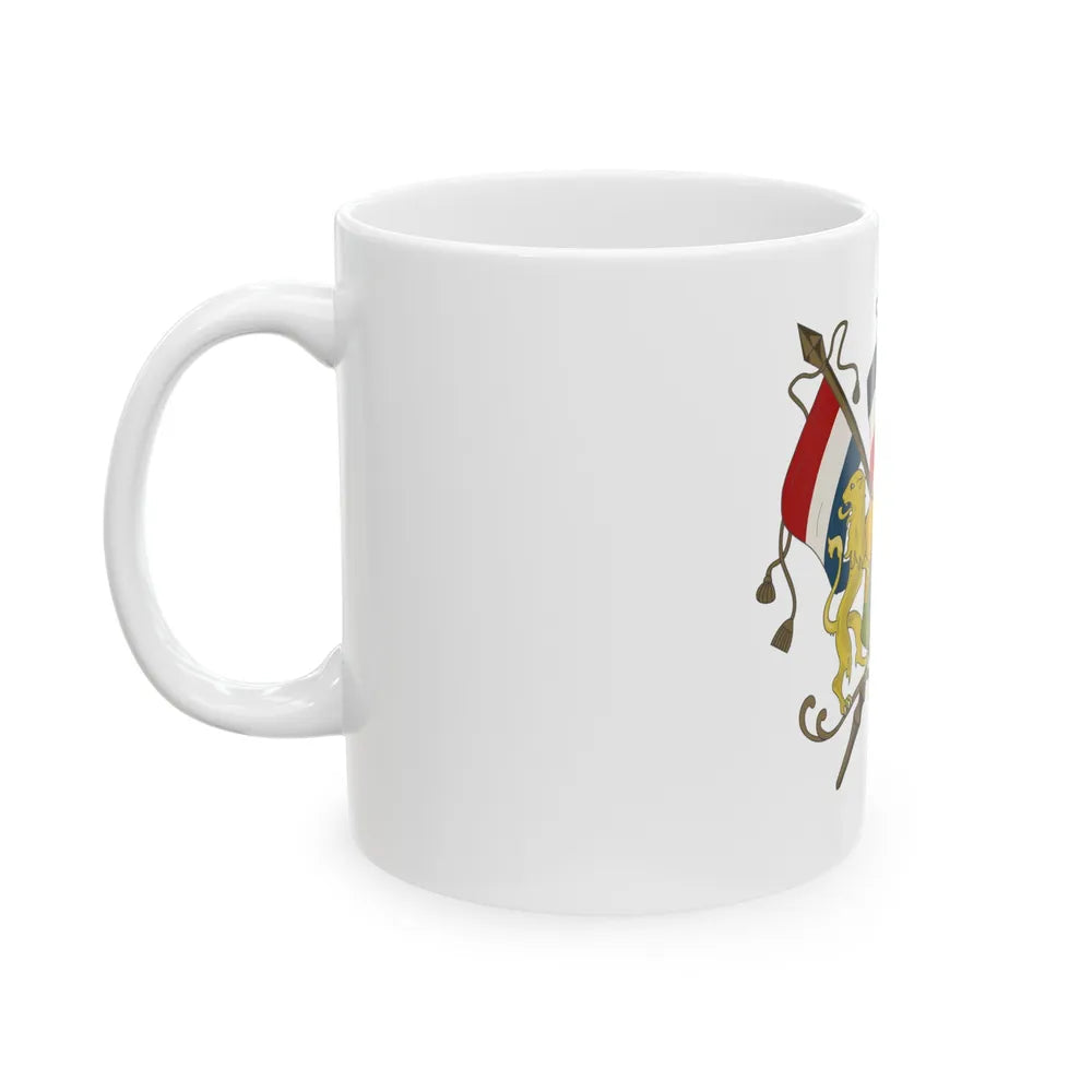 Coat of arms of Neutral Moresnet - White Coffee Mug-Go Mug Yourself