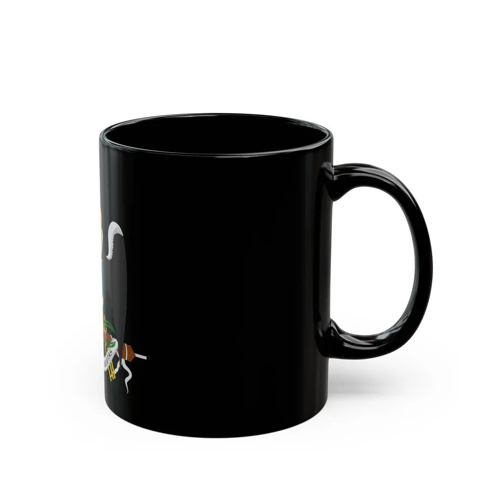 Coat of arms of New Granada (1854) - Black Coffee Mug-Go Mug Yourself