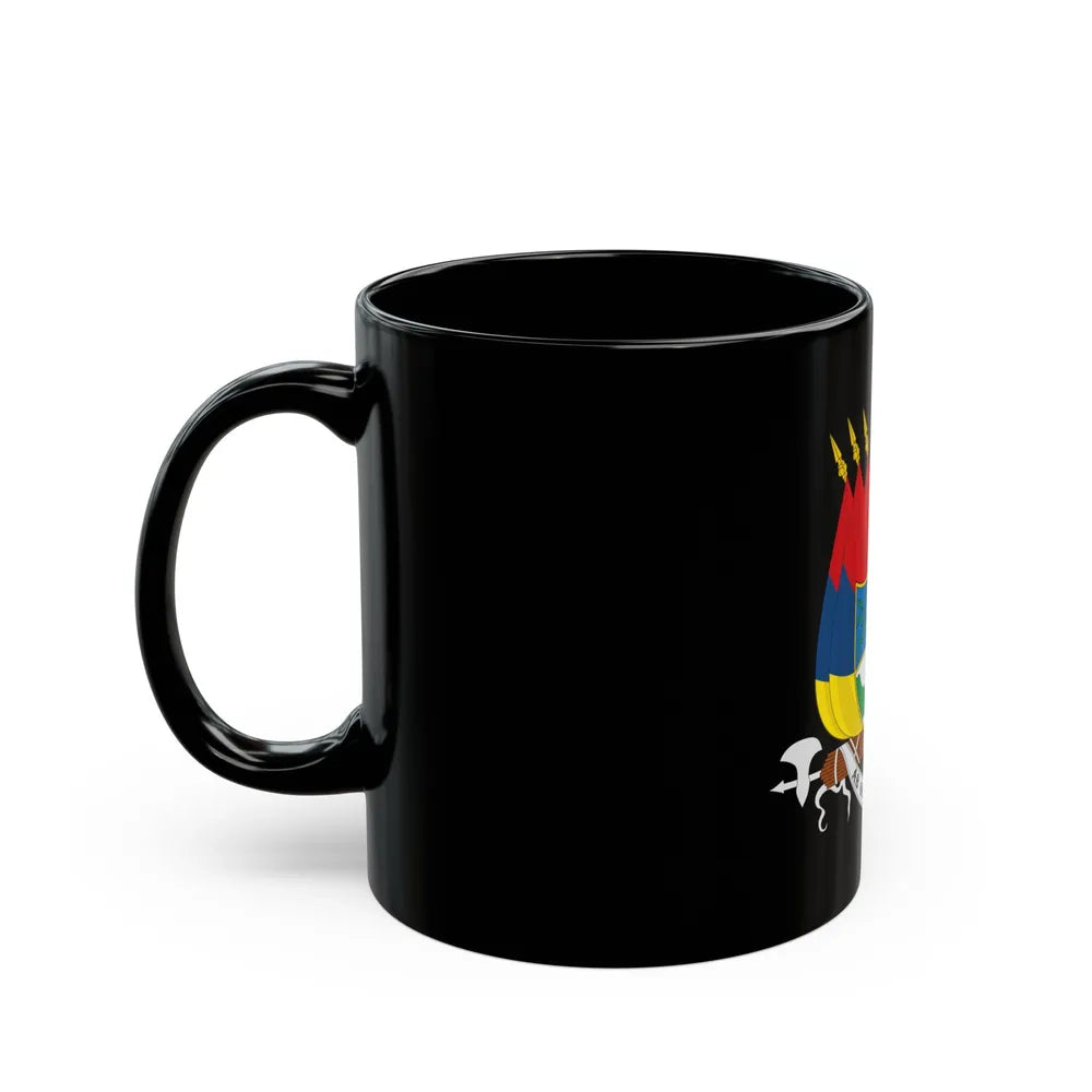 Coat of arms of New Granada (1854) - Black Coffee Mug-Go Mug Yourself