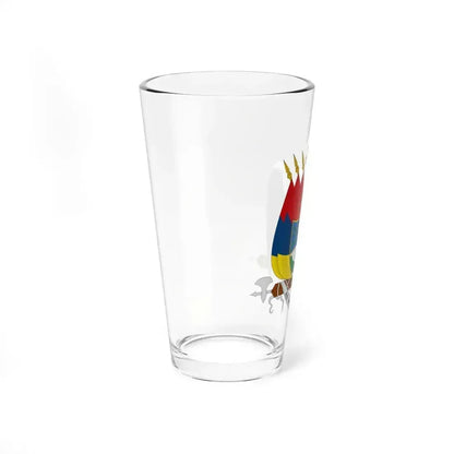 Coat of arms of New Granada (1854) - Pint Glass 16oz - Go Mug Yourself