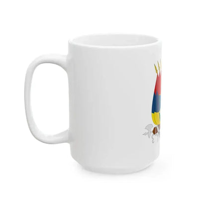Coat of arms of New Granada (1854) - White Coffee Mug - Go Mug Yourself