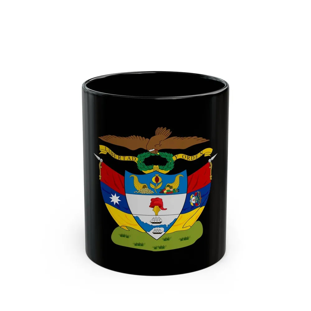 Coat of arms of New Granada - Black Coffee Mug-11oz-Go Mug Yourself