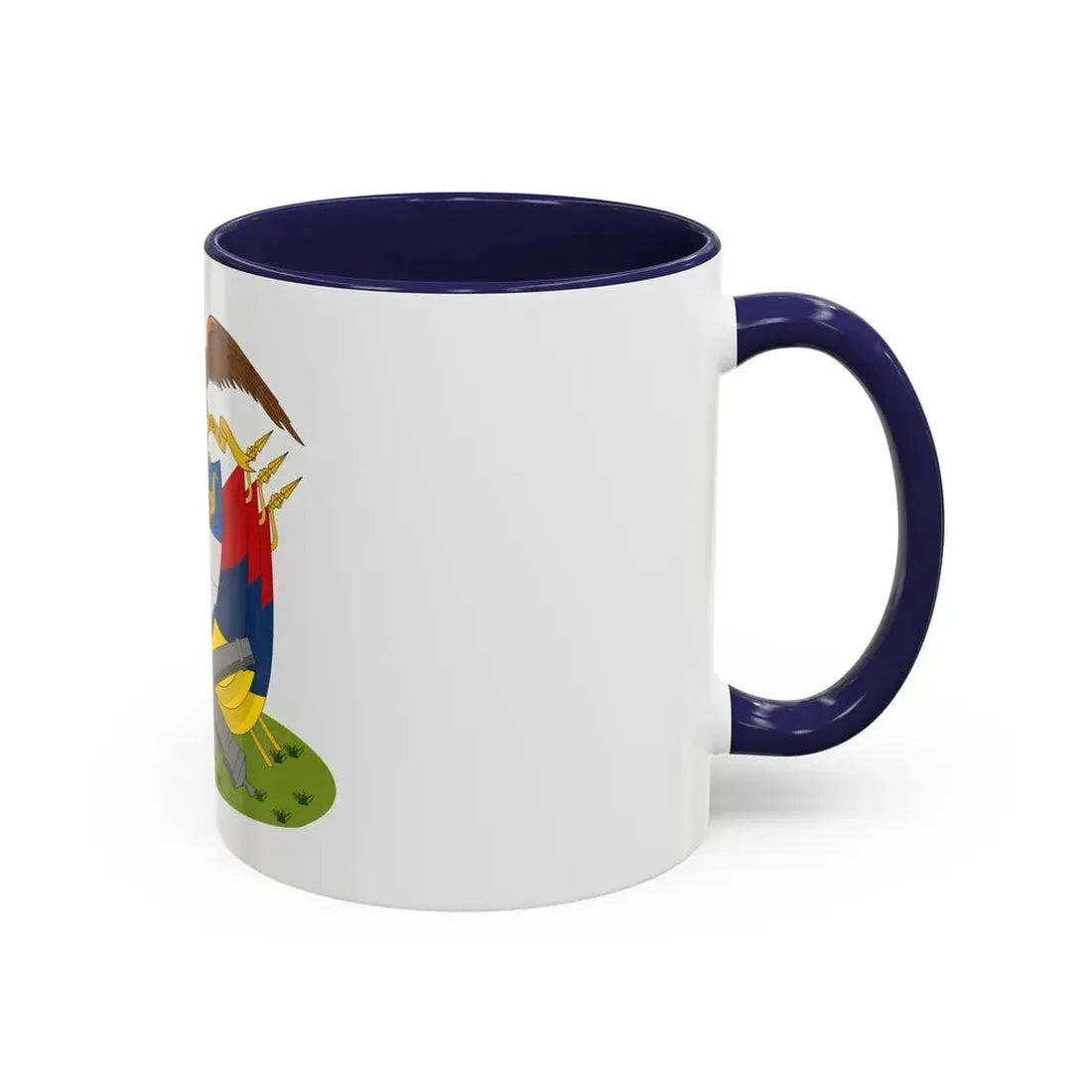 Coat of arms of New Granada (December 1854) - Accent Coffee Mug - Go Mug Yourself