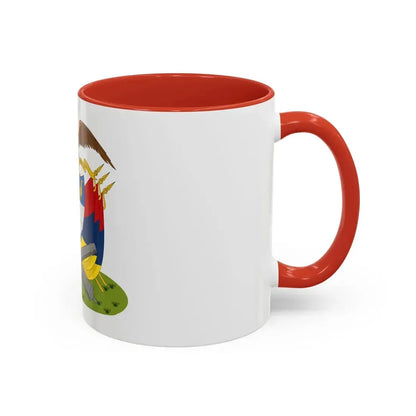 Coat of arms of New Granada (December 1854) - Accent Coffee Mug - Go Mug Yourself