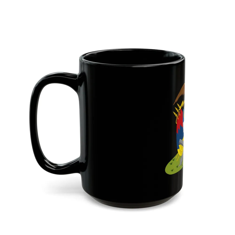 Coat of arms of New Granada (December 1854) - Black Coffee Mug-Go Mug Yourself