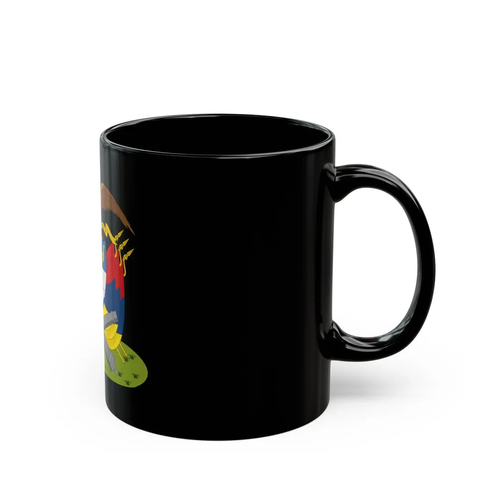 Coat of arms of New Granada (December 1854) - Black Coffee Mug-Go Mug Yourself