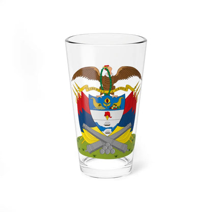 Coat of arms of New Granada December 1854 (Coat of Arms) Pint Glass 16oz 16oz - Go Mug Yourself