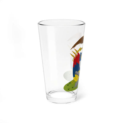Coat of arms of New Granada December 1854 (Coat of Arms) Pint Glass 16oz - Go Mug Yourself