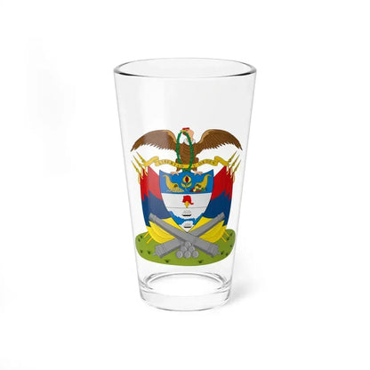 Coat of arms of New Granada (December 1854) - Pint Glass 16oz 16oz - Go Mug Yourself
