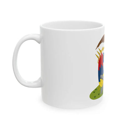 Coat of arms of New Granada (December 1854) - White Coffee Mug-Go Mug Yourself