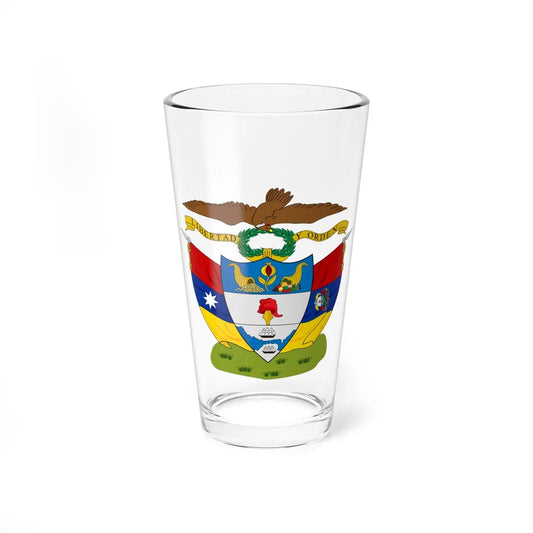 Coat of arms of New Granada - Pint Glass 16oz-16oz-Go Mug Yourself