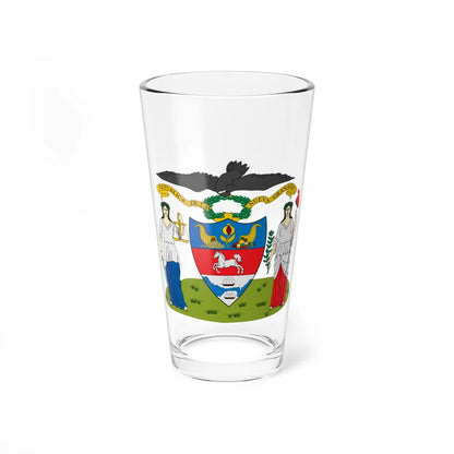 Coat of arms of New Granada (proposal) - Pint Glass 16oz-16oz-Go Mug Yourself