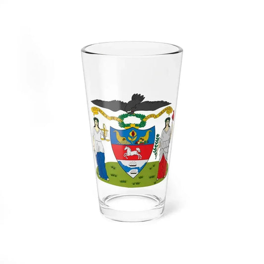 Coat of arms of New Granada (proposal) - Pint Glass 16oz 16oz - Go Mug Yourself