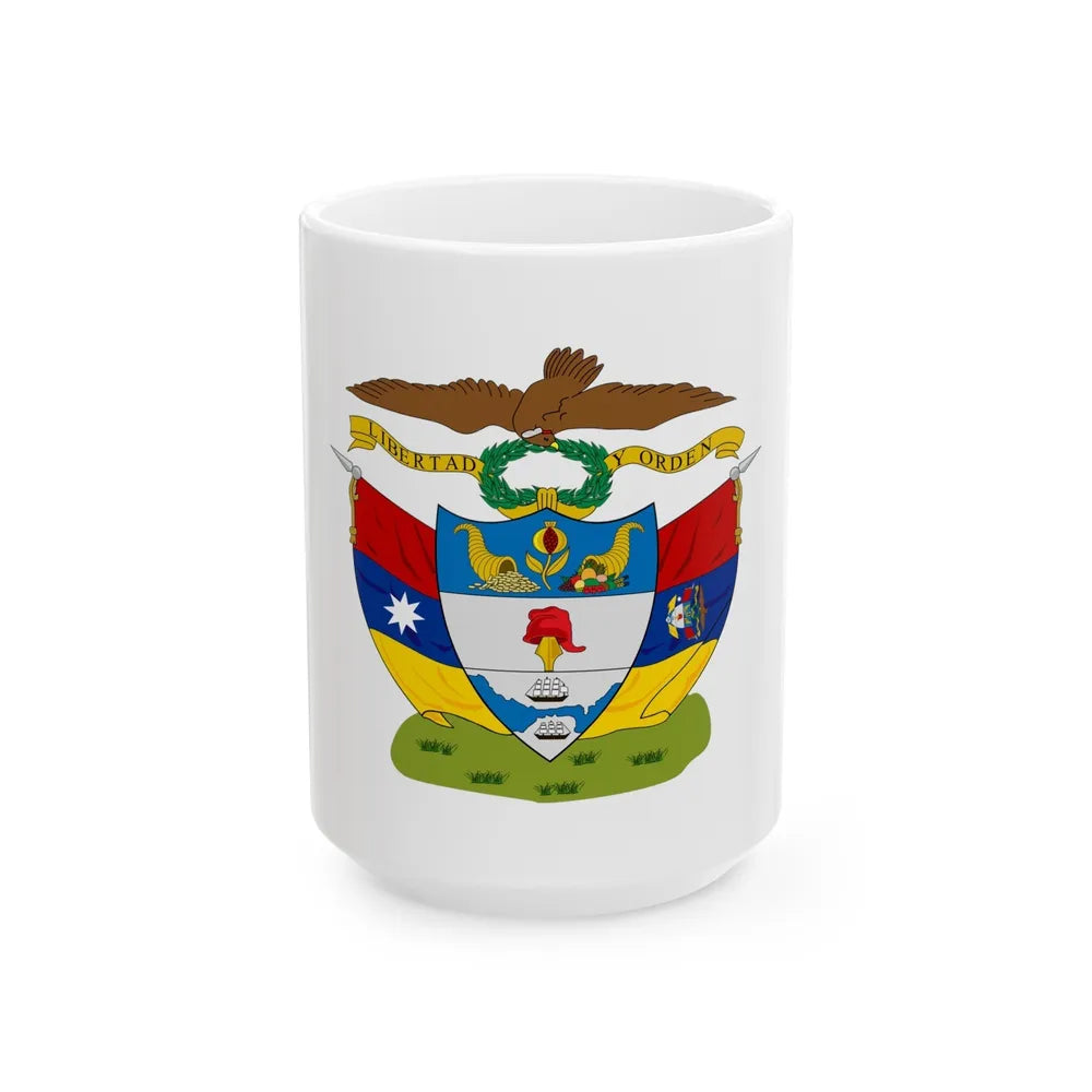 Coat of arms of New Granada - White Coffee Mug-15oz-Go Mug Yourself