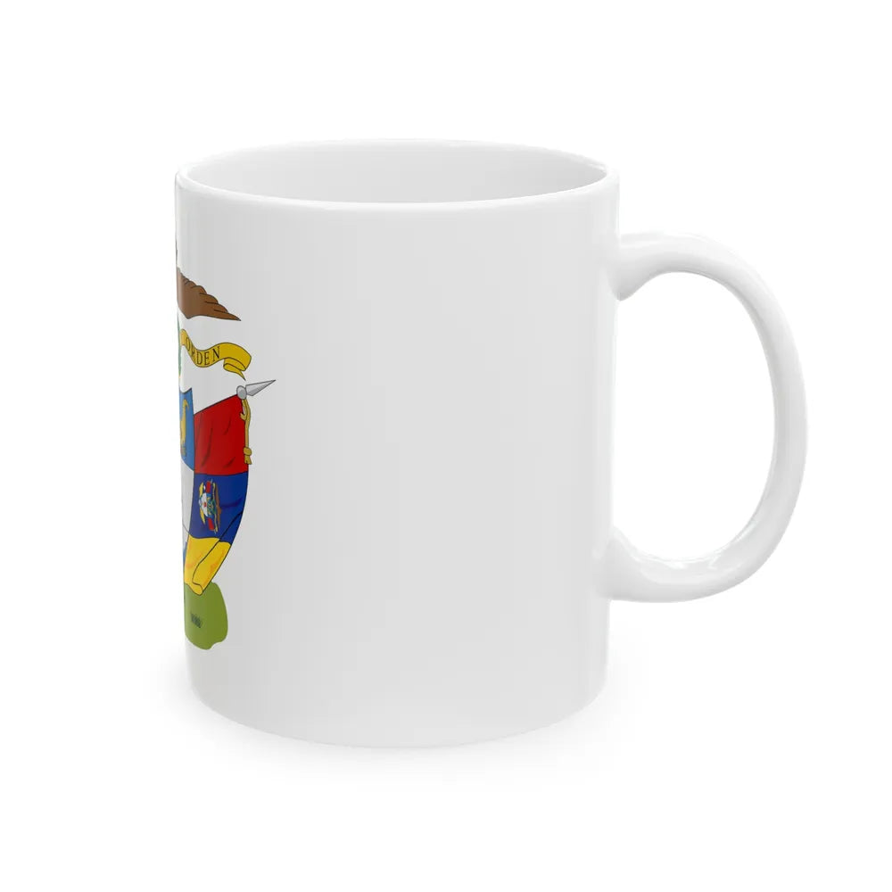 Coat of arms of New Granada - White Coffee Mug-Go Mug Yourself