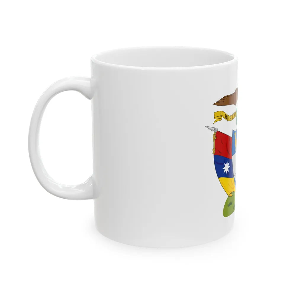 Coat of arms of New Granada - White Coffee Mug-Go Mug Yourself