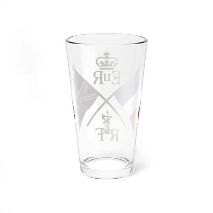 Coat of arms of New Hebrides (United Kingdom) (Coat of Arms) Pint Glass 16oz - Go Mug Yourself