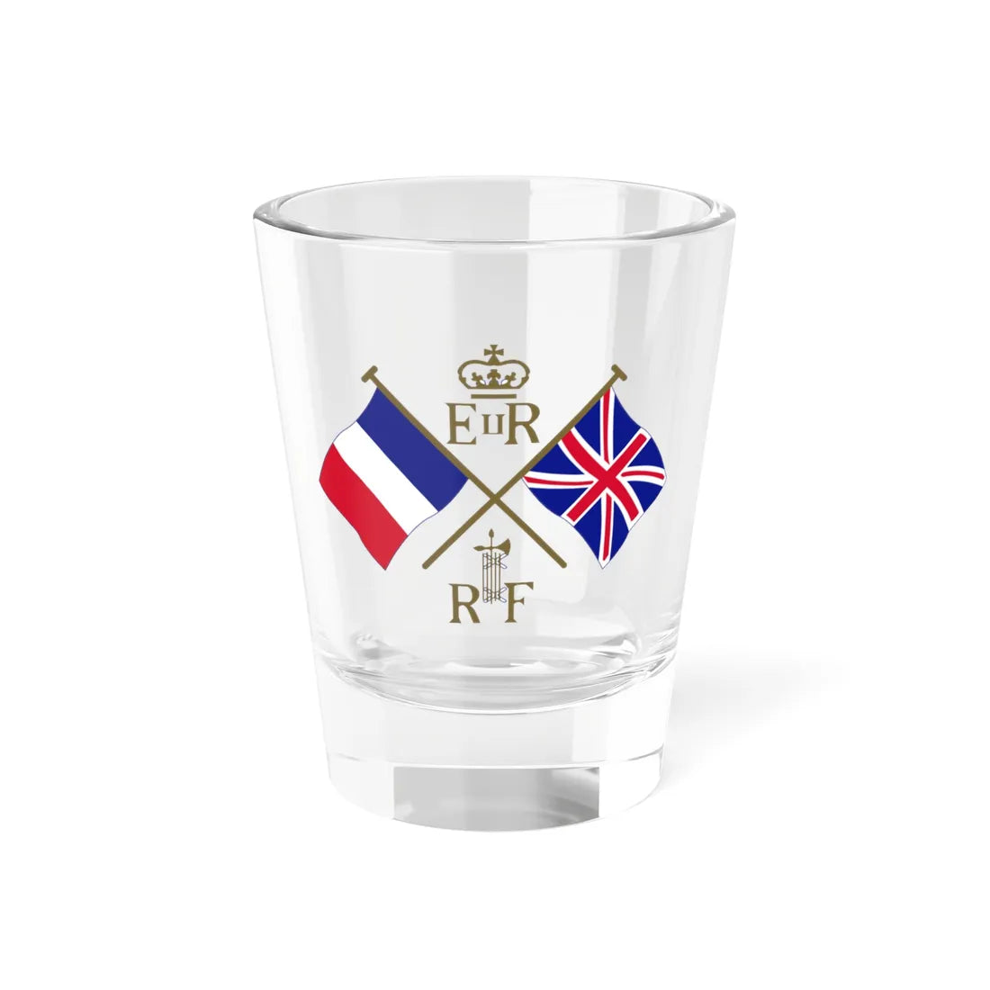 Coat of arms of New Hebrides (Vanuatu) (Coat of Arms) Shot Glass 1.5oz 1.5oz - Go Mug Yourself