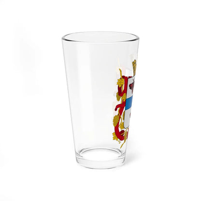 Coat of arms of New Margelan 1908 (Russia) (Coat of Arms) Pint Glass 16oz - Go Mug Yourself