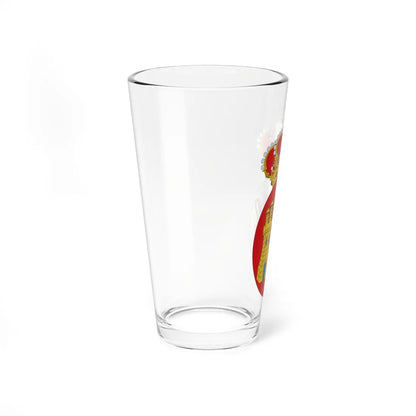 Coat of arms of New Spain (Costa Rica) (Coat of Arms) Pint Glass 16oz - Go Mug Yourself