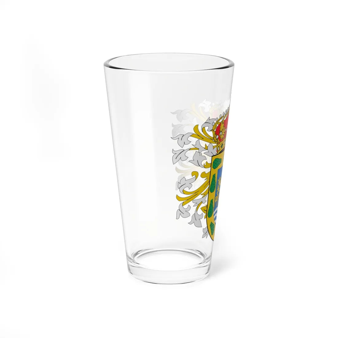 Coat of arms of New Spains Capital (Mexico) (Coat of Arms) Pint Glass 16oz - Go Mug Yourself